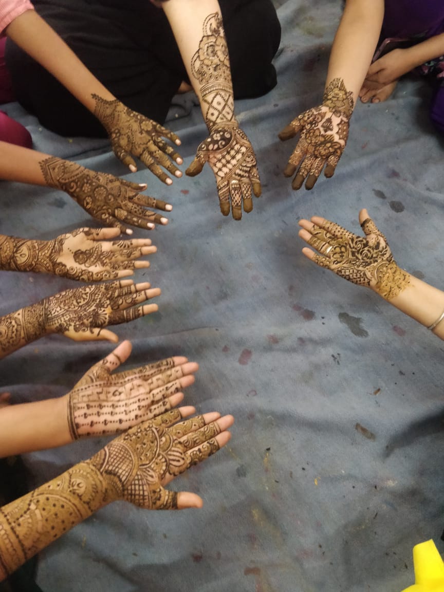 skill development - mehendi making